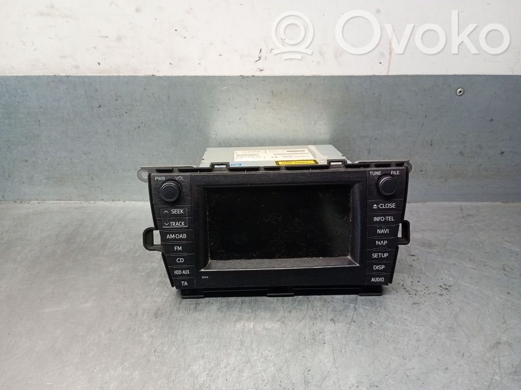 Toyota Prius (XW30) Schermo del visore a sovrimpressione