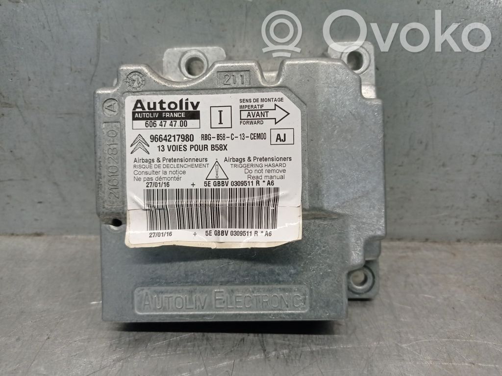 Citroen C4 Grand Picasso Sterownik / Moduł Airbag 