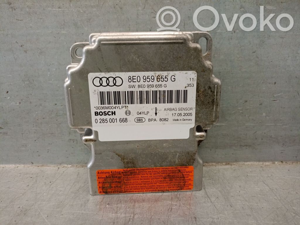 Audi A4 S4 B6 8E 8H Centralina/modulo airbag