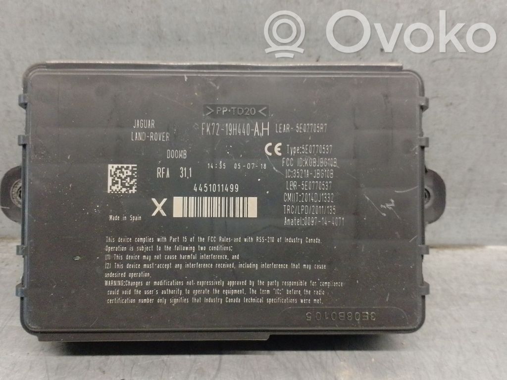 Land Rover Range Rover Velar Alte unități/module de control 