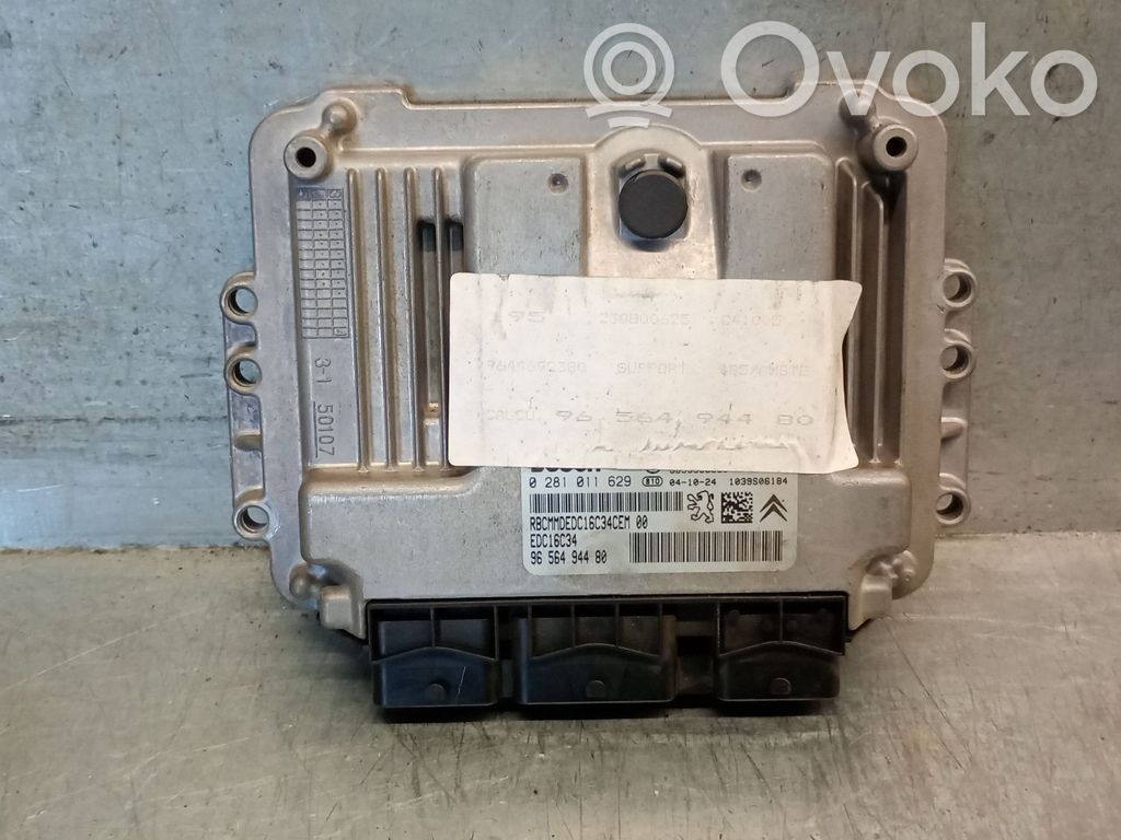 Engine control unit/module   9656494480,9656494480,0281011629BOSCH