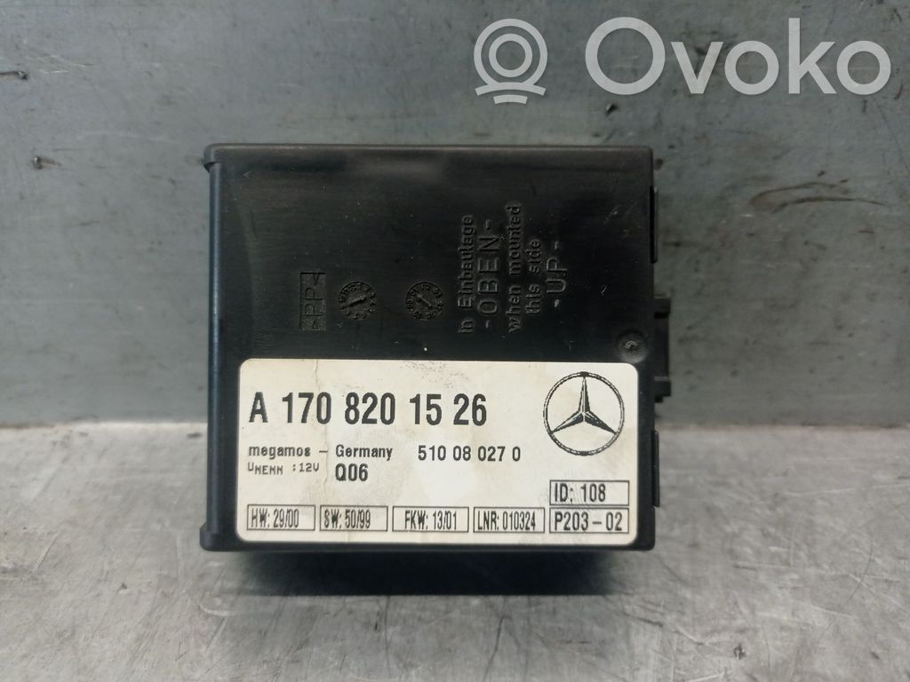 Mercedes-Benz SLK R170 Autres unités de commande / modules
