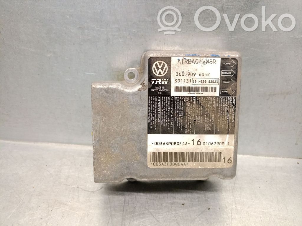 Sterownik / Moduł Airbag   3C0909605K,391131TRW
