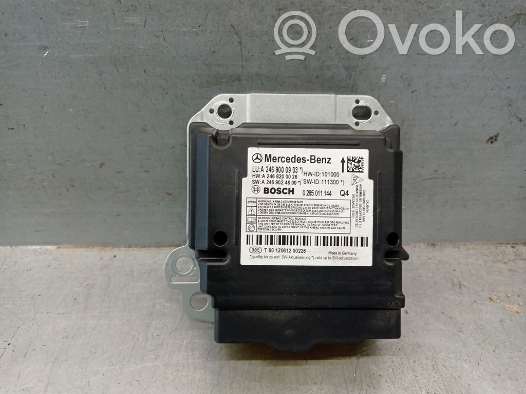 Mercedes-Benz B W246 W242 Unitate/modul de comandă airbaguri 