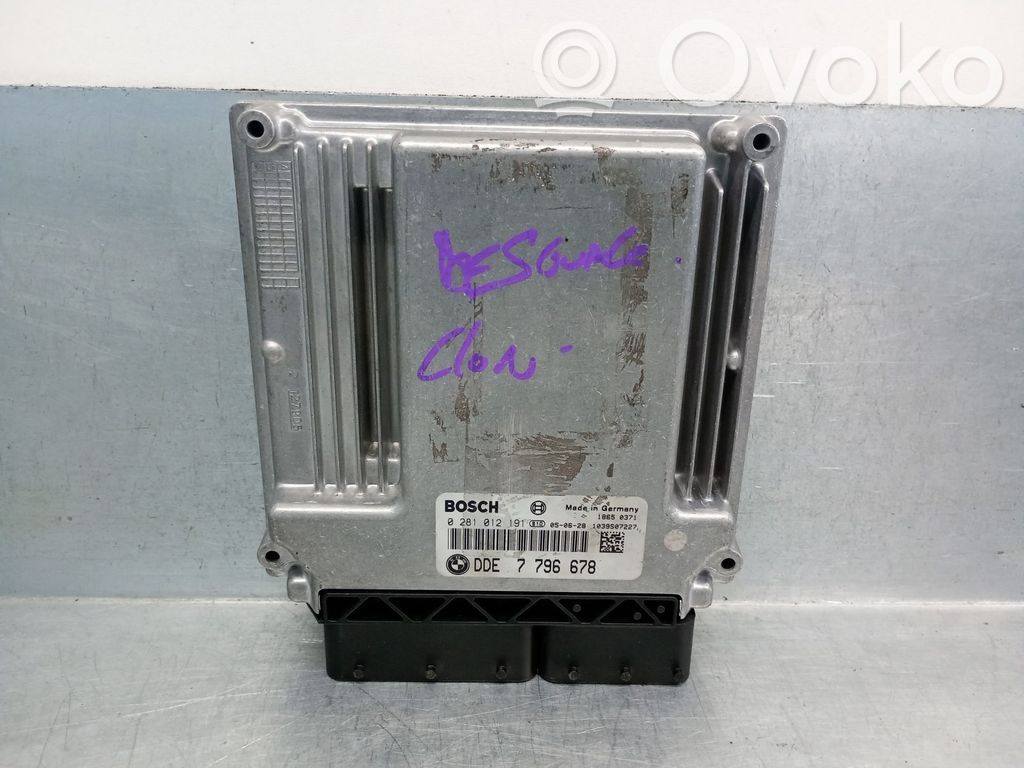 Engine control unit/module   7796678,0281012191BOSCH
