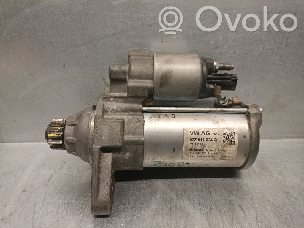 Motor de arranque   02Z911024Q,02Z911024Q,0001179514BOSCH