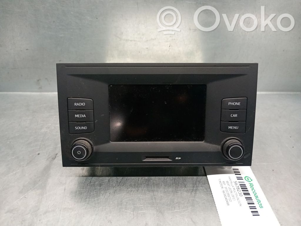 Seat Leon (5F) Head up display screen 