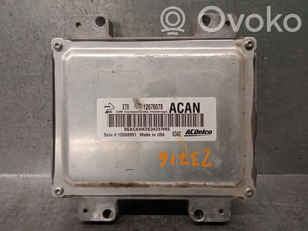 Opel Corsa E Engine control unit/module 