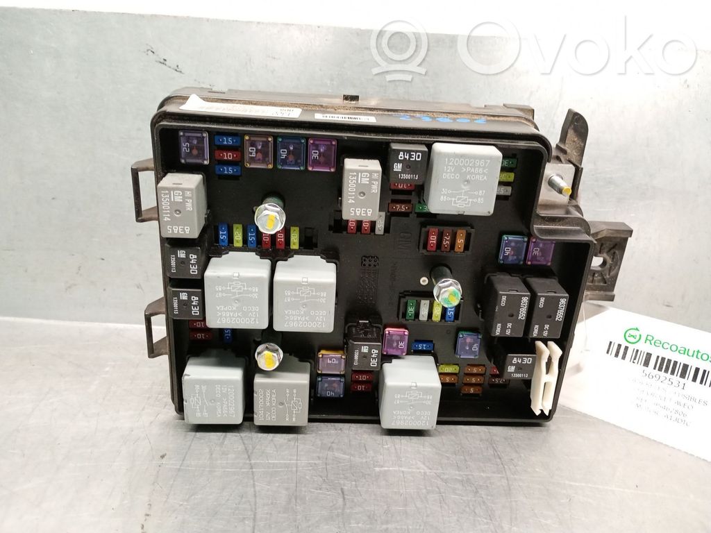 Chevrolet Aveo Fuse box set 