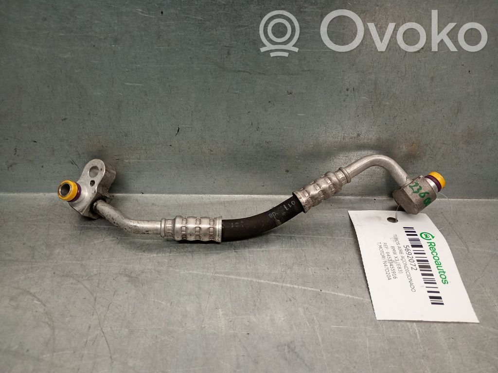 BMW X3 E83 Air conditioning (A/C) pipe/hose 