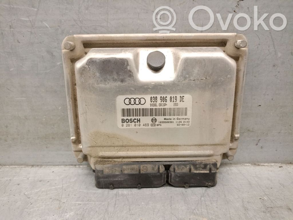 Sterownik / Moduł ECU   038906019DE,0281010469BOSCH