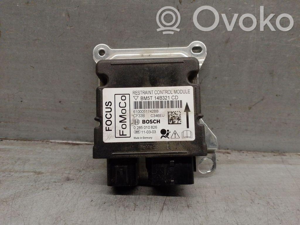 Airbag control unit/module   BM5T14B321CD,0285010826BOSCH
