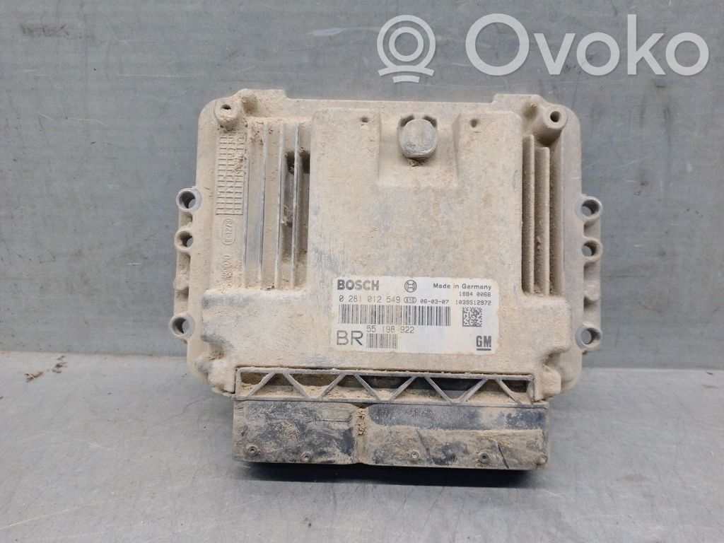 Sterownik / Moduł ECU   55198922,0281012549BOSCH