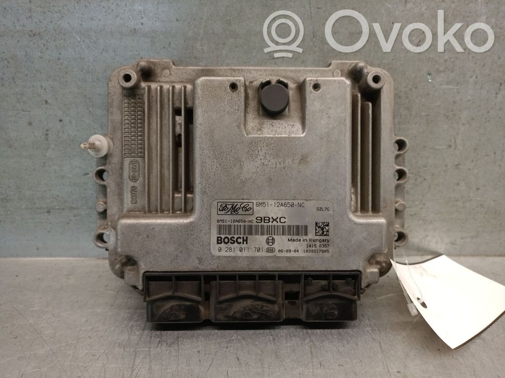 Engine control unit/module   6M5112A650NC,0281011701BOSCH