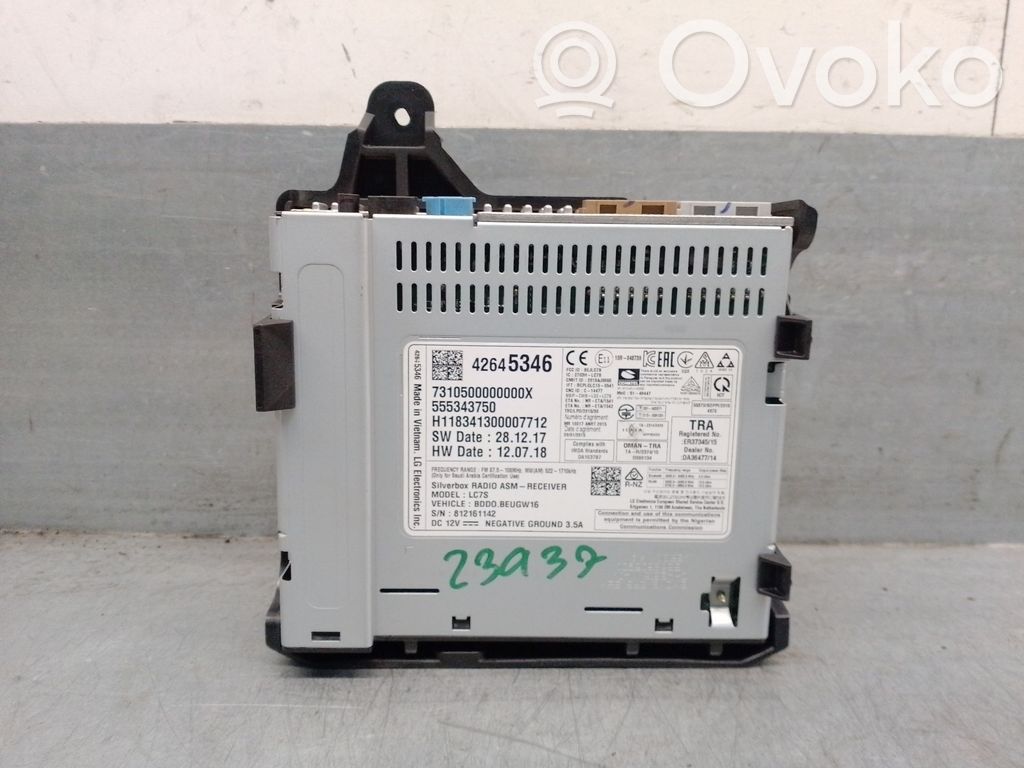 Opel Astra K Centralina Audio Hi-fi 