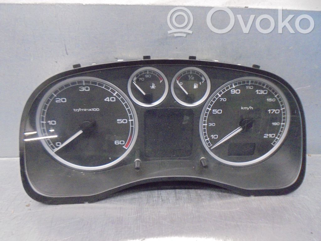 Peugeot 307 Tachimetro (quadro strumenti) 