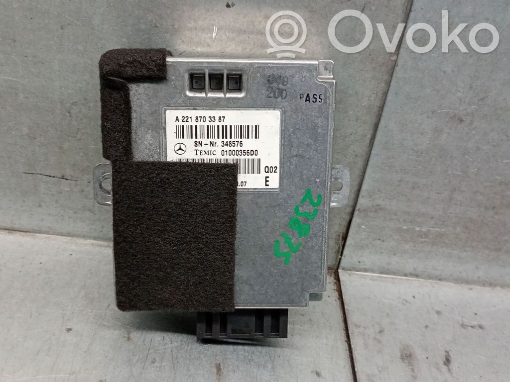Inne komputery / moduły / sterowniki   A2218703387,01000356D0