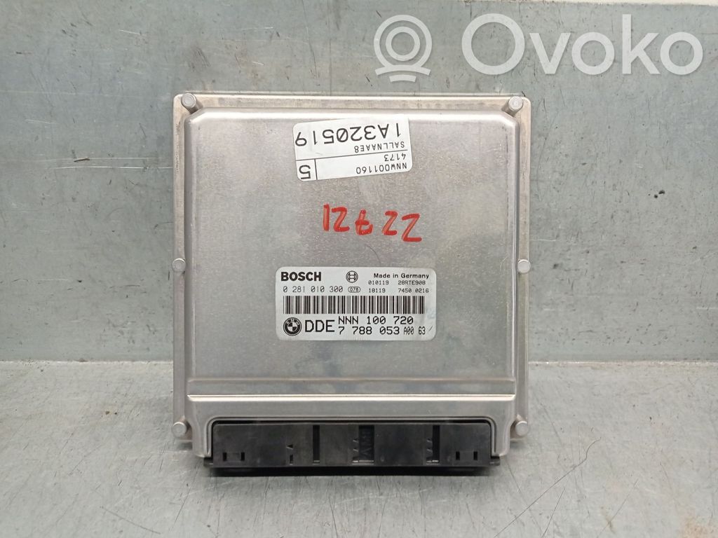 Sterownik / Moduł ECU   7788053A0063,0281010300BOSCH