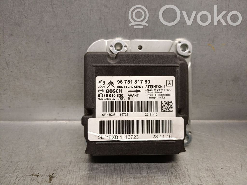 Peugeot 5008 Unitate/modul de comandă airbaguri 