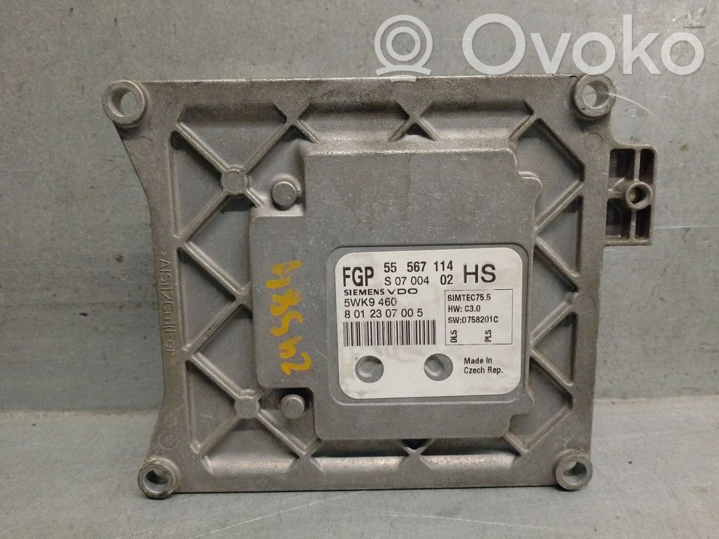 Engine control unit/module   55567114,5WK9460