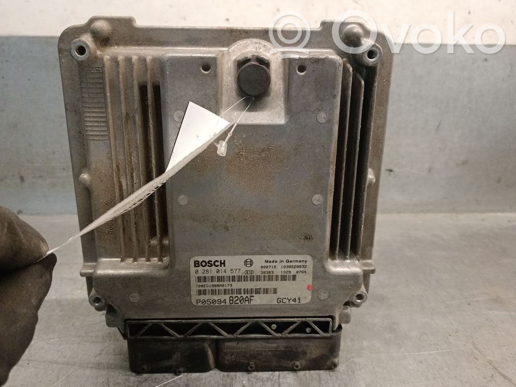 Engine control unit/module   P05094820AF,0281014577