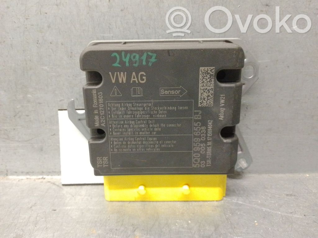 Audi A3 S3 8V Centralina/modulo airbag 