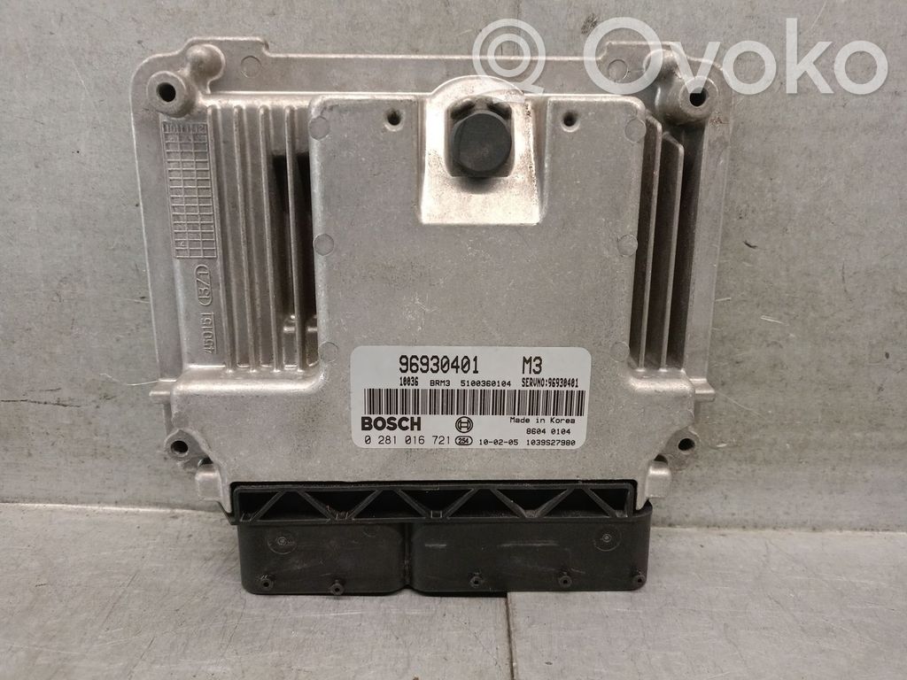 Chevrolet Epica Engine control unit/module 