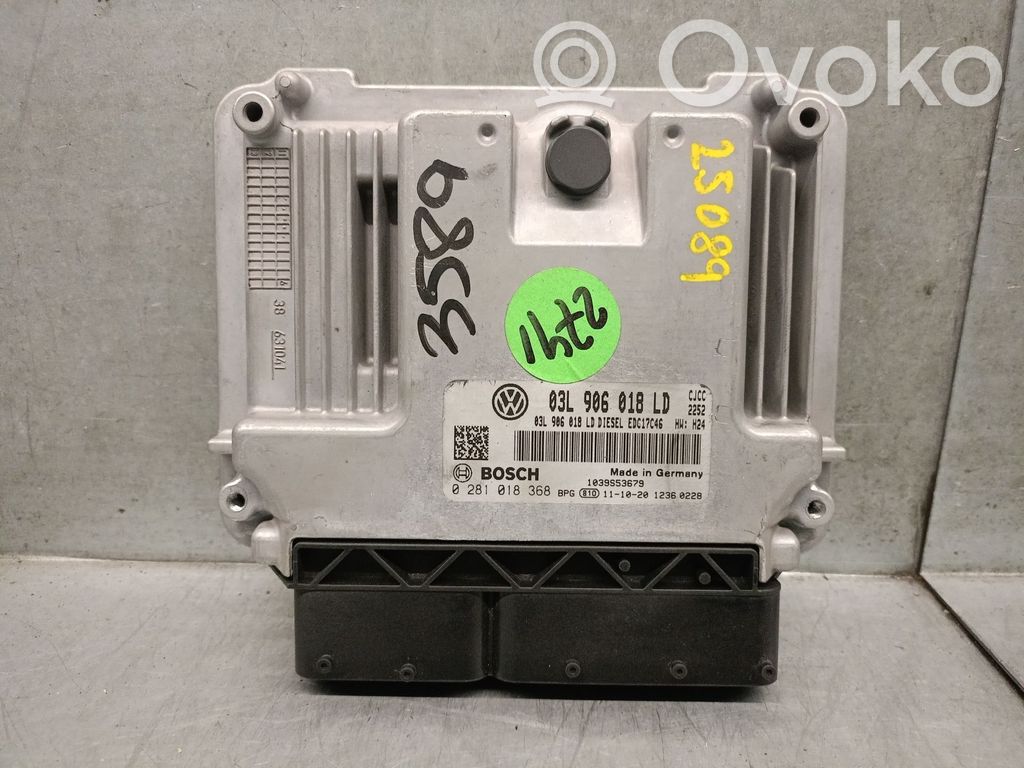 Engine control unit/module   03L906018LD,0281018368