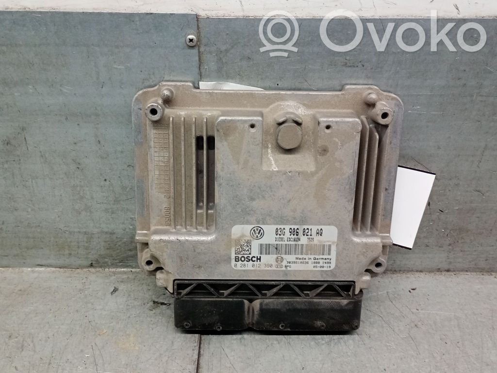 Engine control unit/module   03G906021AQ,0281012390