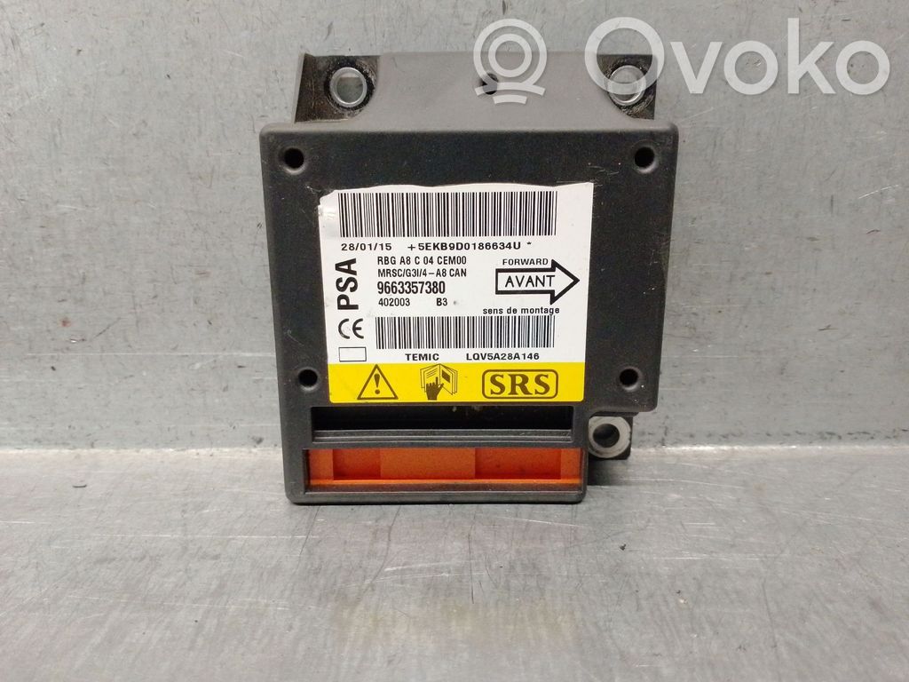 Citroen C3 Module de contrôle airbag 