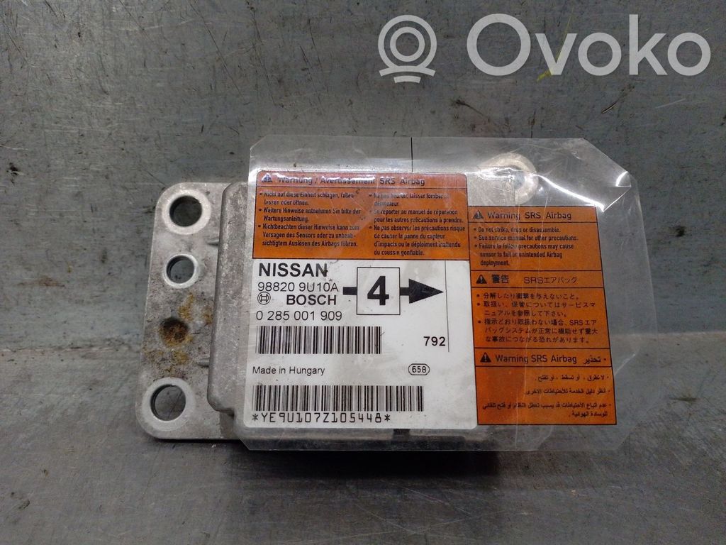 Nissan Note (E11) Airbag control unit/module 