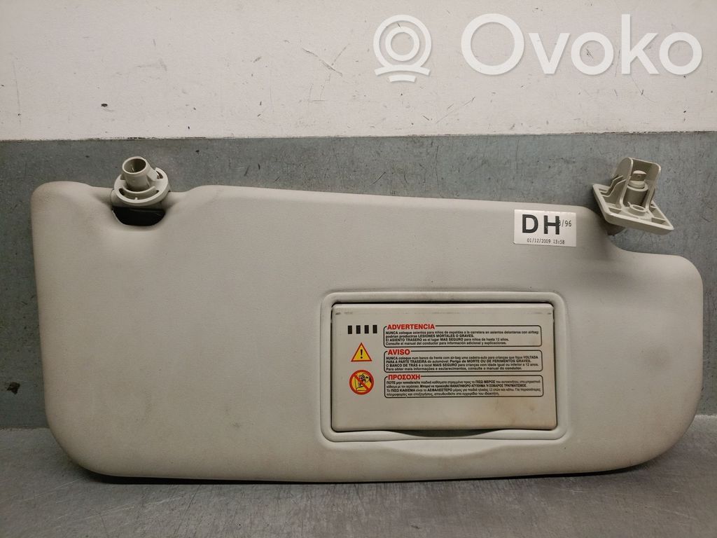 Nissan Qashqai Sun visor 