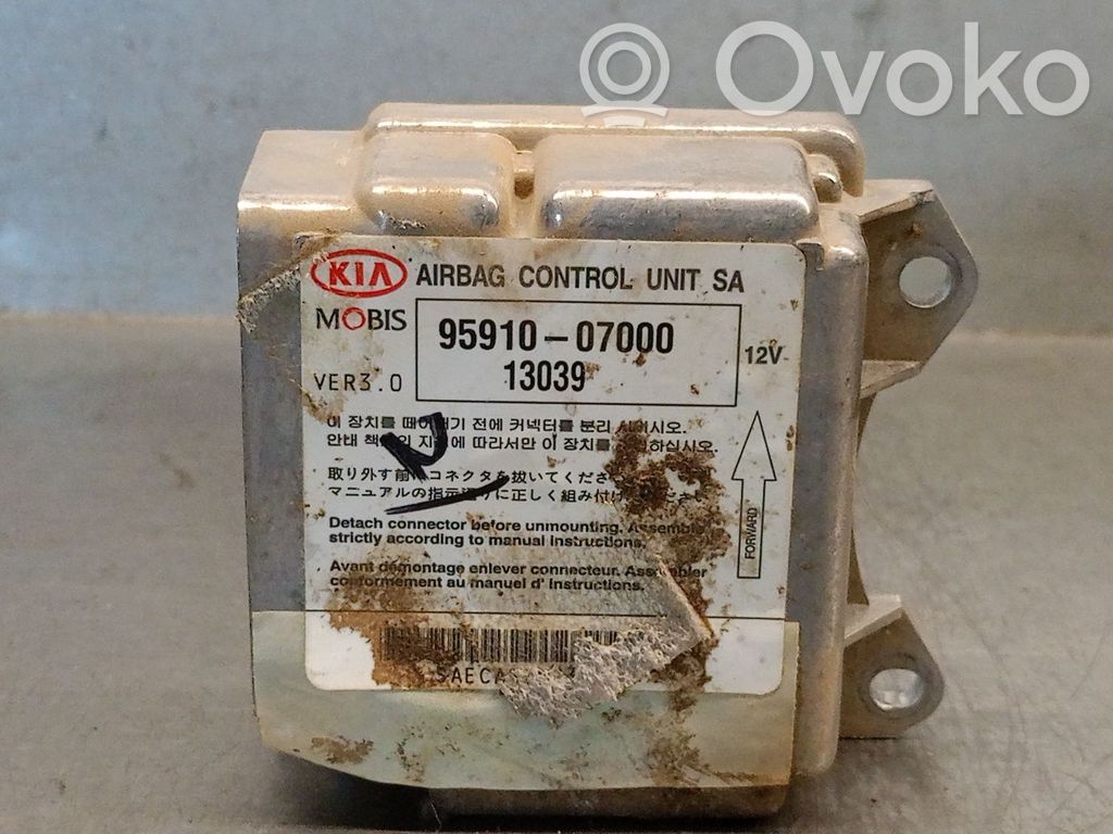 KIA Picanto Module de contrôle airbag 