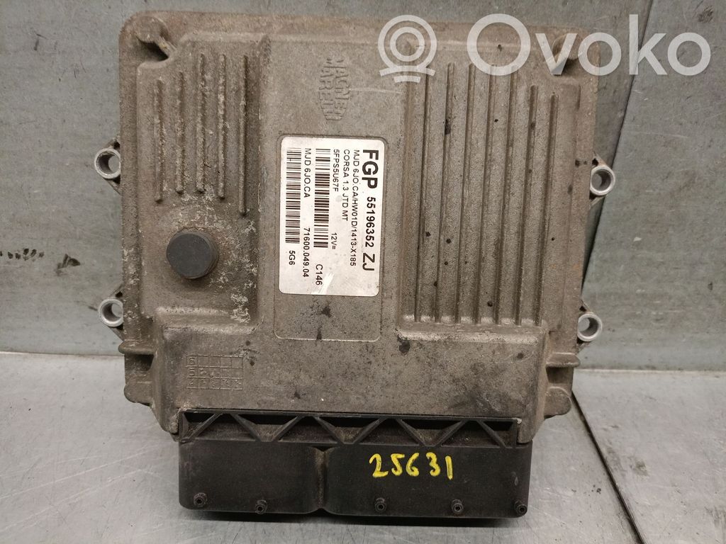 Opel Corsa C Sterownik / Moduł ECU 