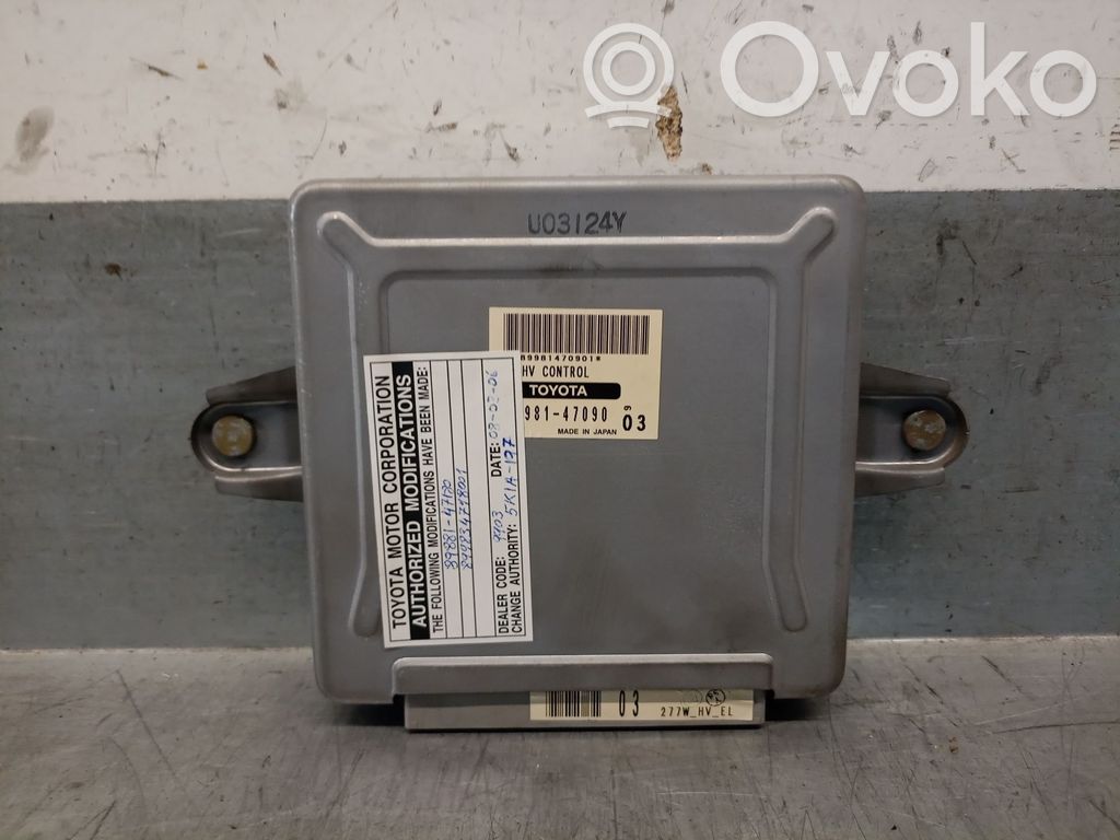 Toyota Prius (XW20) Centralina/modulo scatola del cambio
