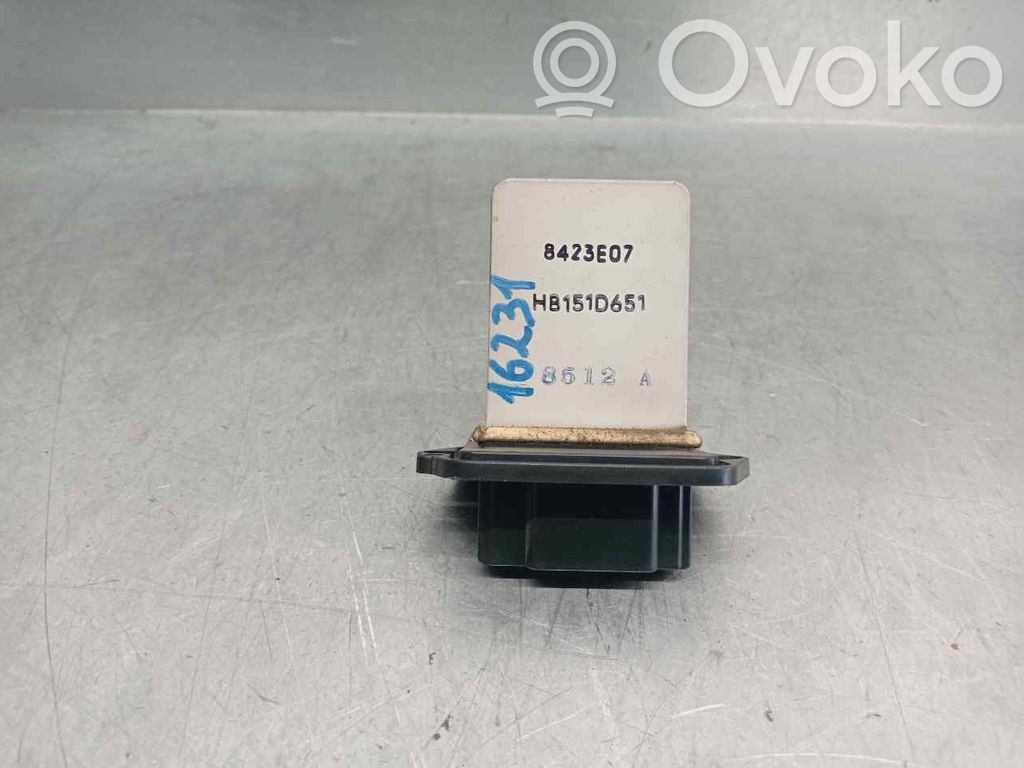 Mazda 2 Motorino ventola riscaldamento/resistenza ventola
