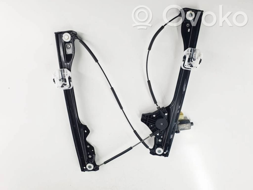 Front door window regulator with motor
