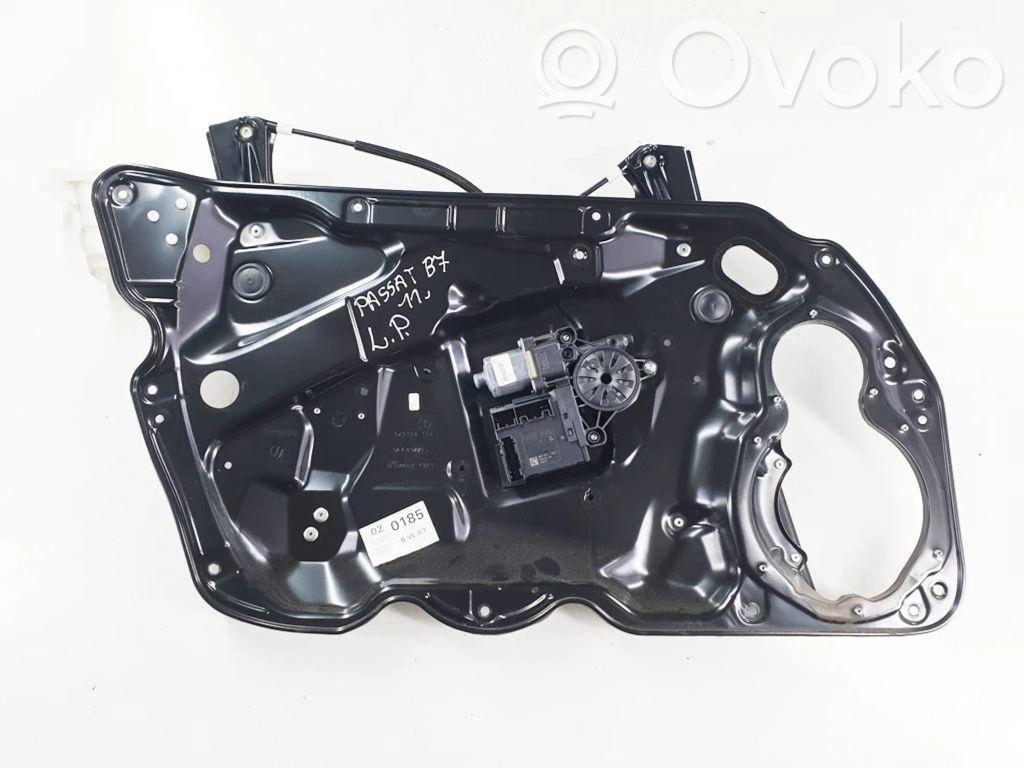 Volkswagen PASSAT B7 Silnik regulatora szyby drzwi przednich 