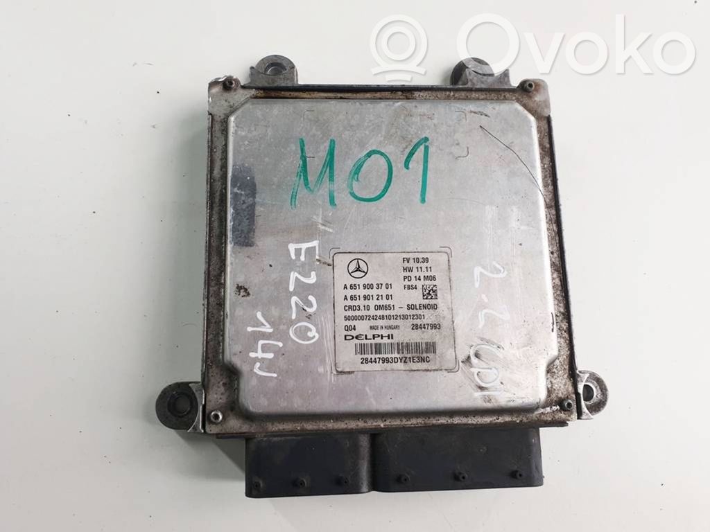 Mercedes-Benz E W212 Engine control unit/module 