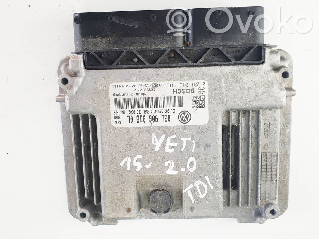 Skoda Yeti (5L) Engine control unit/module ECU 