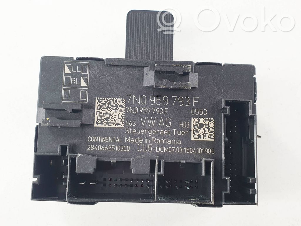 Skoda Yeti (5L) Door control unit/module 