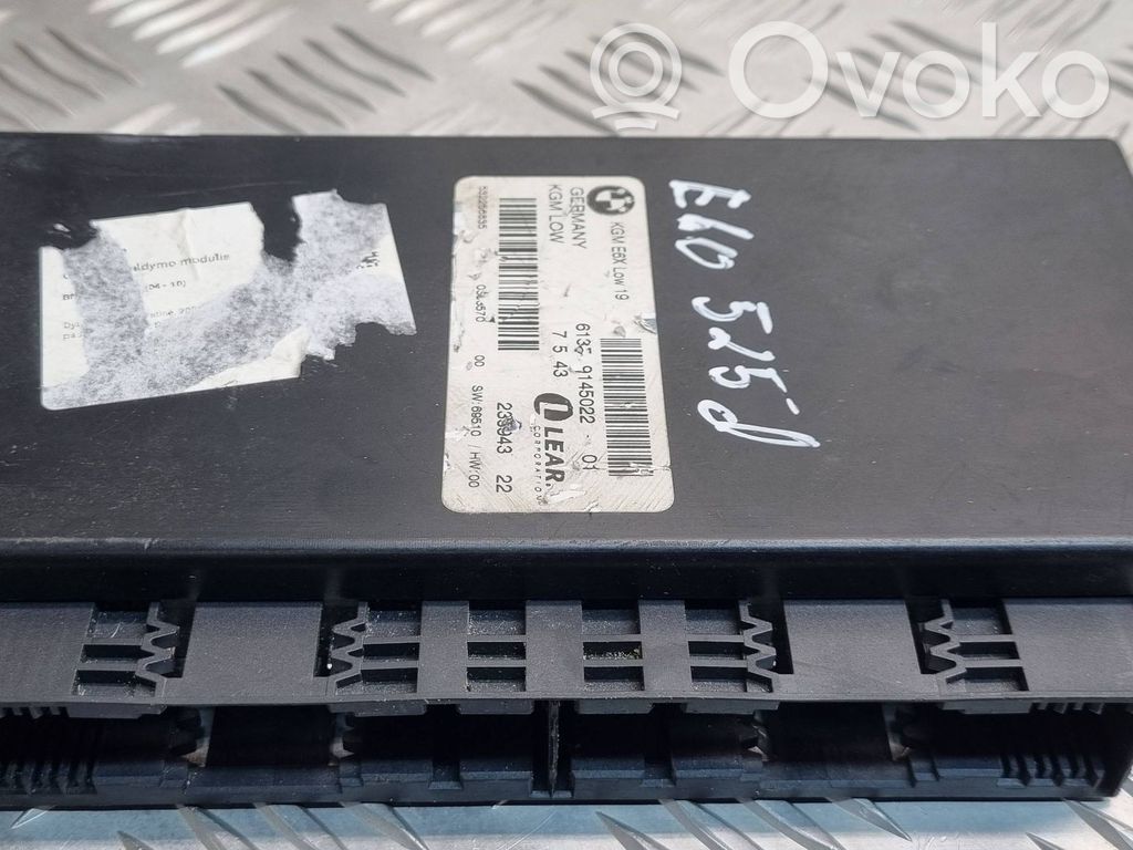 BMW 5 E60 E61 Gateway control module 