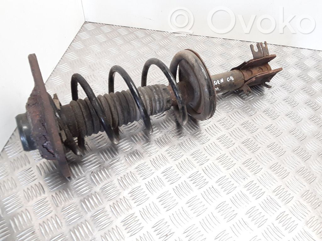 Front shock absorber with coil spring