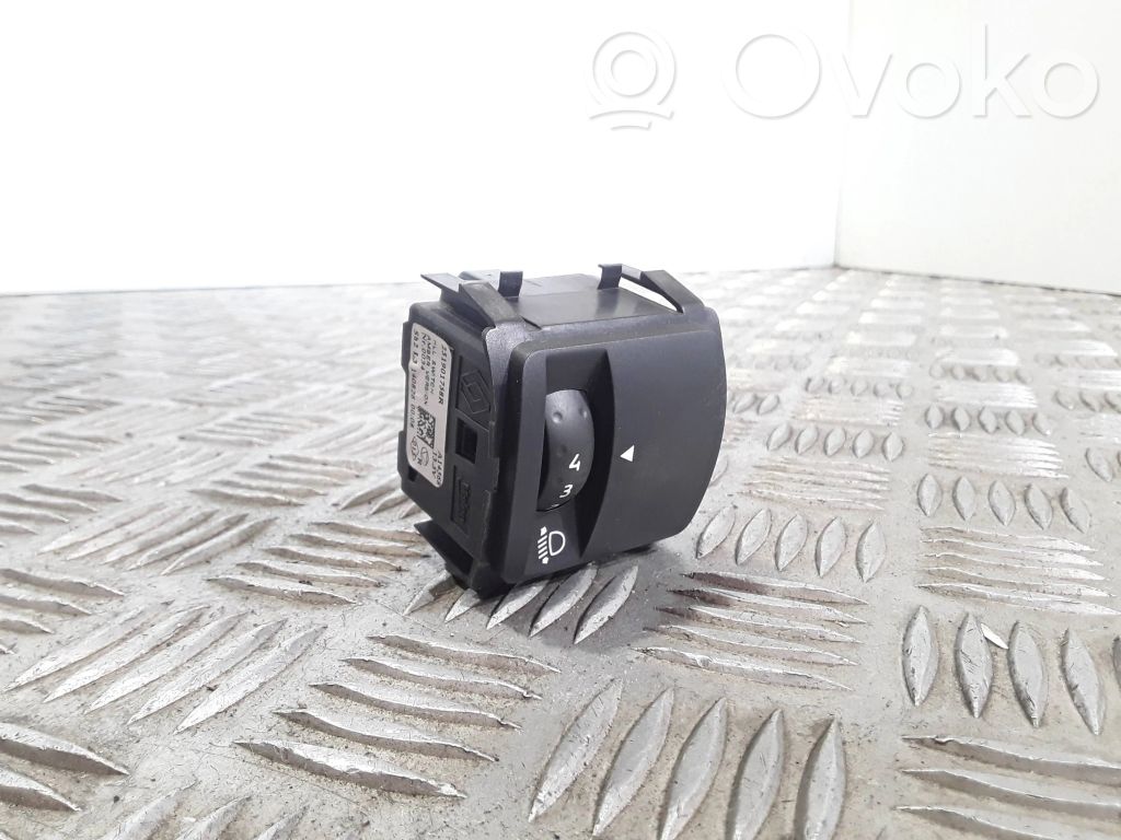 Renault Twingo III Bouton commande réglage hauteur de phares 