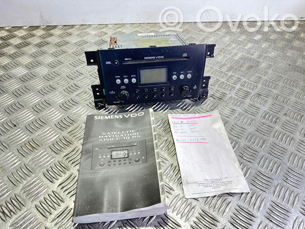Suzuki Grand Vitara II Radio/CD/DVD/GPS head unit 