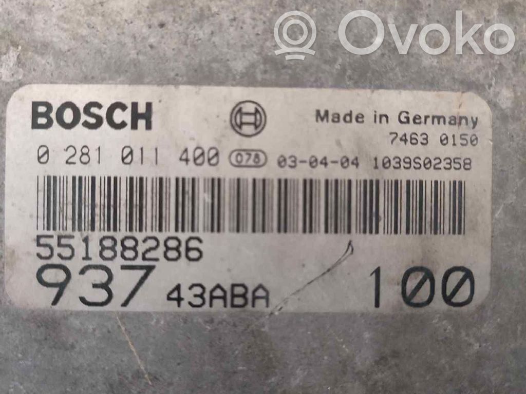 Alfa Romeo 147 Sterownik / Moduł ECU 