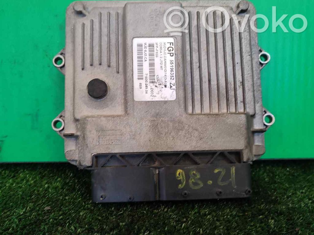Opel Corsa C Unidad de control/módulo del motor 