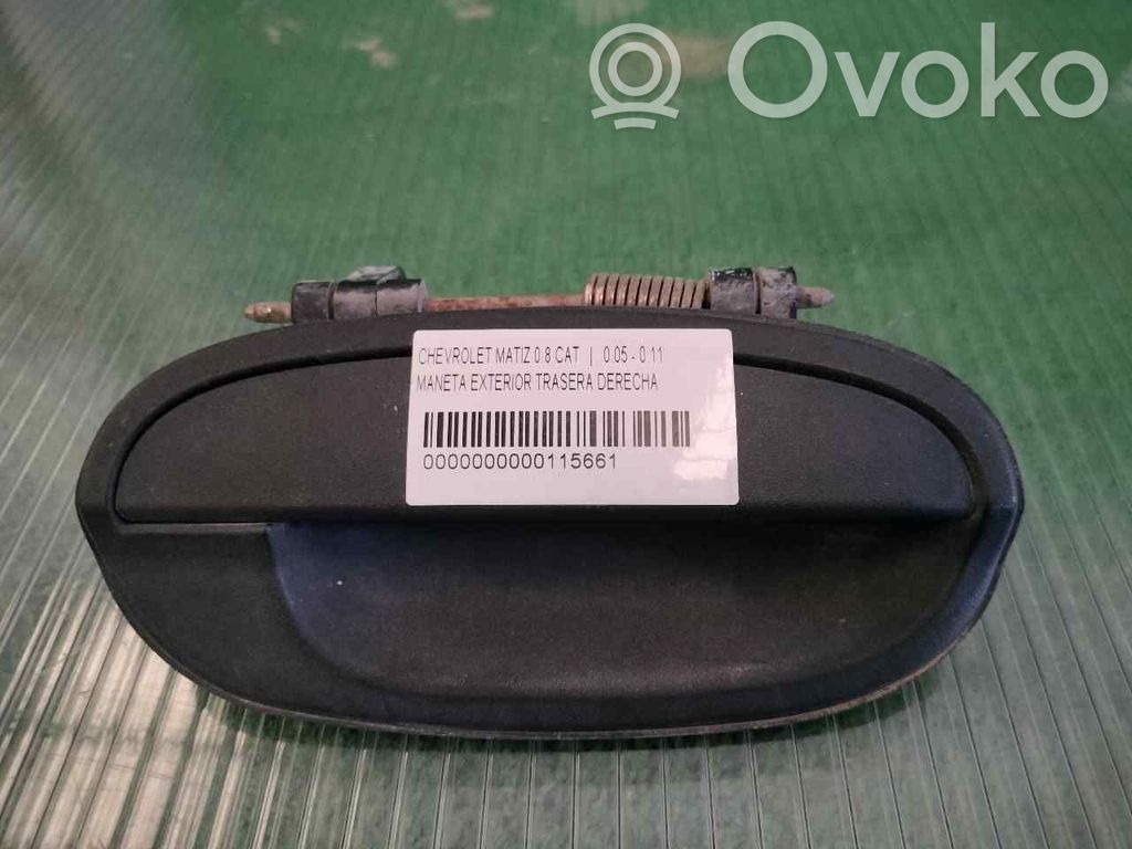 Chevrolet Matiz Takaluukun ulkopuolinen lukko 