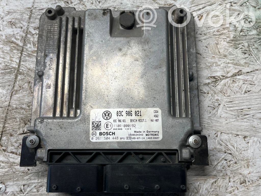 Engine control unit/module   03C906021,0261S04448,036906021
