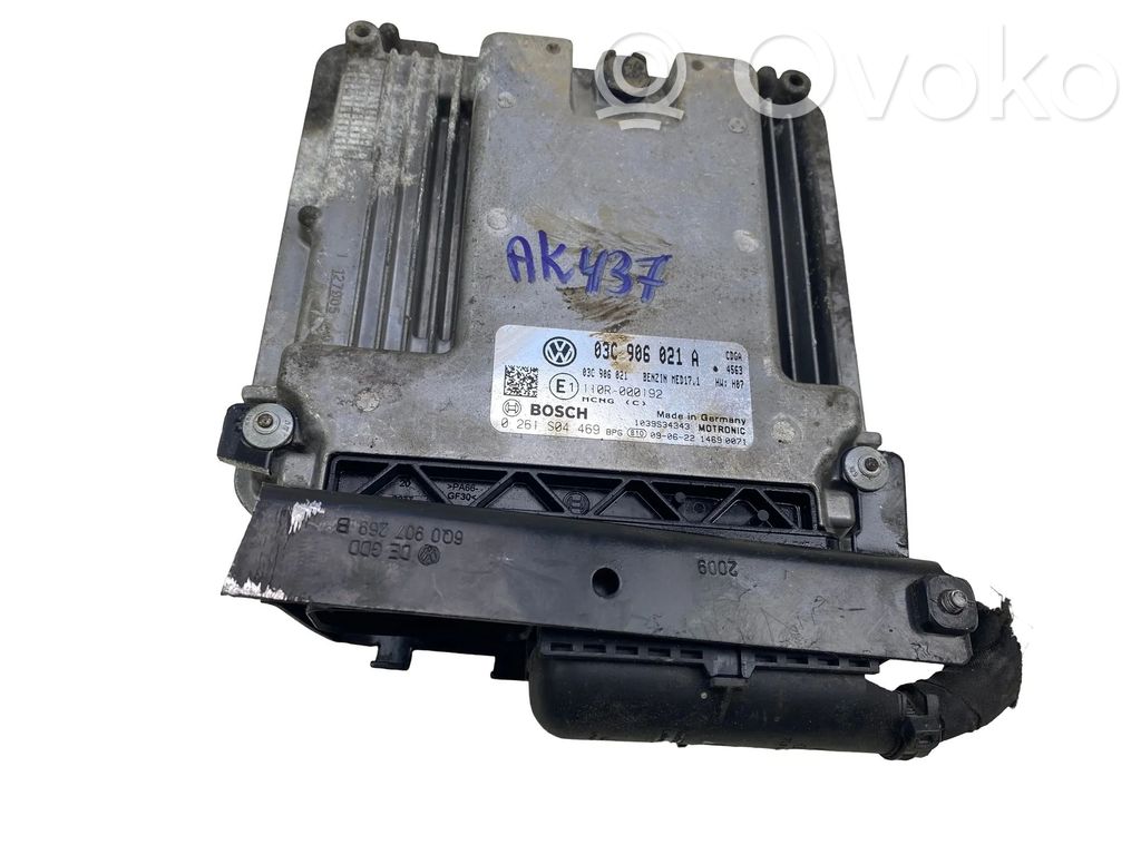 Engine control unit/module ECU   03C906021A,0261S04469
